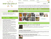 Tablet Screenshot of nhipcaugiaoly.com